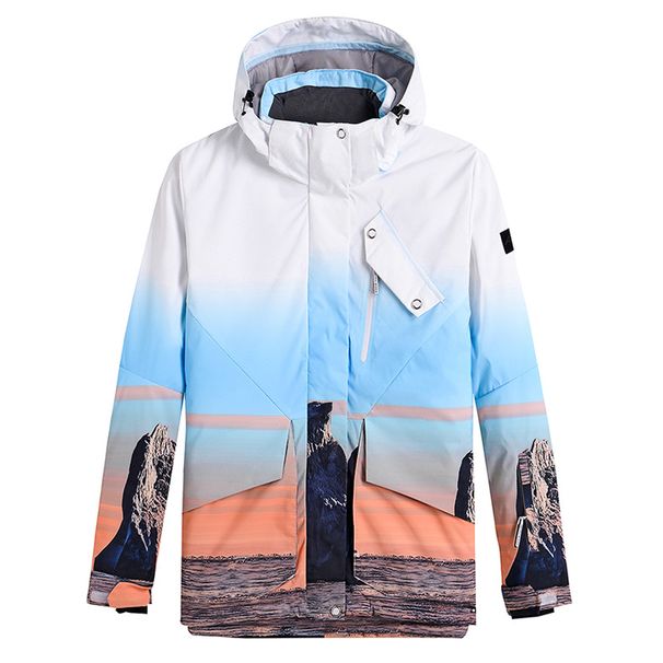 Kadınlar İçin Yeni Takım Elbise, Tek ve Çift Kişilik Kayak, Kışlık Açık Hava Sıcak Kalınlaştırılmış Kore Tarzı Kayak Ceketi_voghion.com