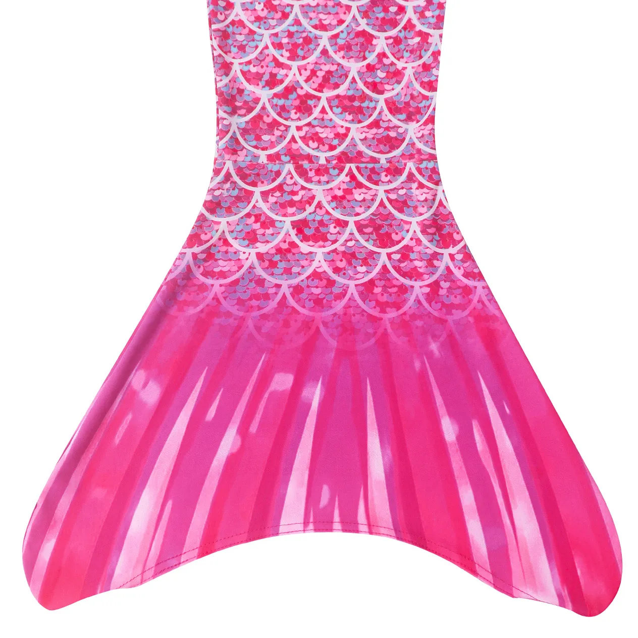 Maillot de bain sirène pour mère et enfant, trois pièces, queue de poisson, jupe princesse, bikini, performance_voghion.com