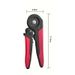 Professional European Style Terminal Crimping Pliers With Hexagonal Needle Insulation For Electrical Wiring_voghion.com