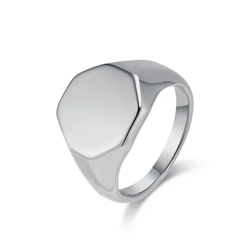 INS kalt neutral stil sechseckigen dichtung titanium stahl ring ring für männer und frauen einfache glänzend hohe grade geometrische design_voghion.com