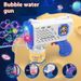 Machine à bulles à gros trous entièrement automatique pour enfants Space Ø Pistolet à eau Jouet de plage_voghion.com