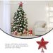 25cm Christmas Tree Top Glitter Gold Silver Star Home Xmas Tree Ornaments Christmas Decoration For Home 2024 Natal New Year 2025_voghion.com
