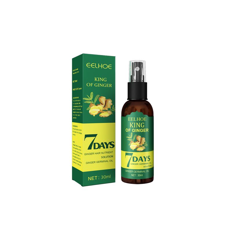 EELHOE 7 Days Ginger Hair Growth Oil Spray King of Ginger Shougagro Japanese for Anti-Hair Loss Oil_voghion.com