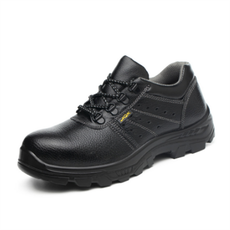 2025 Fashion Safety Shoes Men's Artificial PU Low Top Lace-Up Non-Slip Wear-Resistant Steel-Toe Steel-Bottom Anti-Smash Stab-Proof Work Shoes_voghion.com