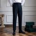 Men's High-Waisted Trousers - Italian Tailored Casual Pants | Premium Office To Evening Wear_voghion.com