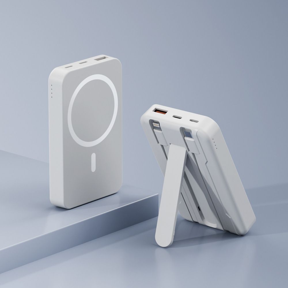 Mobile Phone Accessories Wireless Magnetic Charging Treasure Two Way Fast Charging Ultra Thin And Compact Portable Back Clip Mobile_voghion.com