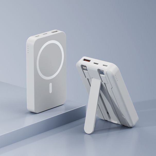 Mobile Phone Accessories Wireless Magnetic Charging Treasure Two Way Fast Charging Ultra Thin And Compact Portable Back Clip Mobile_voghion.com