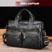 Borsa da uomo in pelle, borsa a tracolla monospalla, primo strato in pelle bovina, grande capacità, borsa per computer aziendale retrò_voghion.com