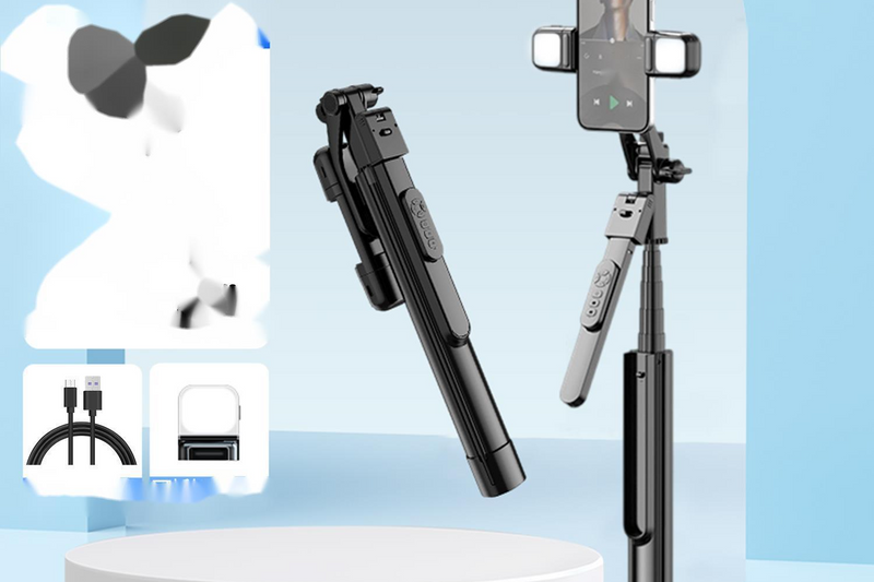 Liaoli Selfie Stick Guaranteed High-end Photo Phone Holder Travel Portable Tripod 2024 New Model_voghion.com