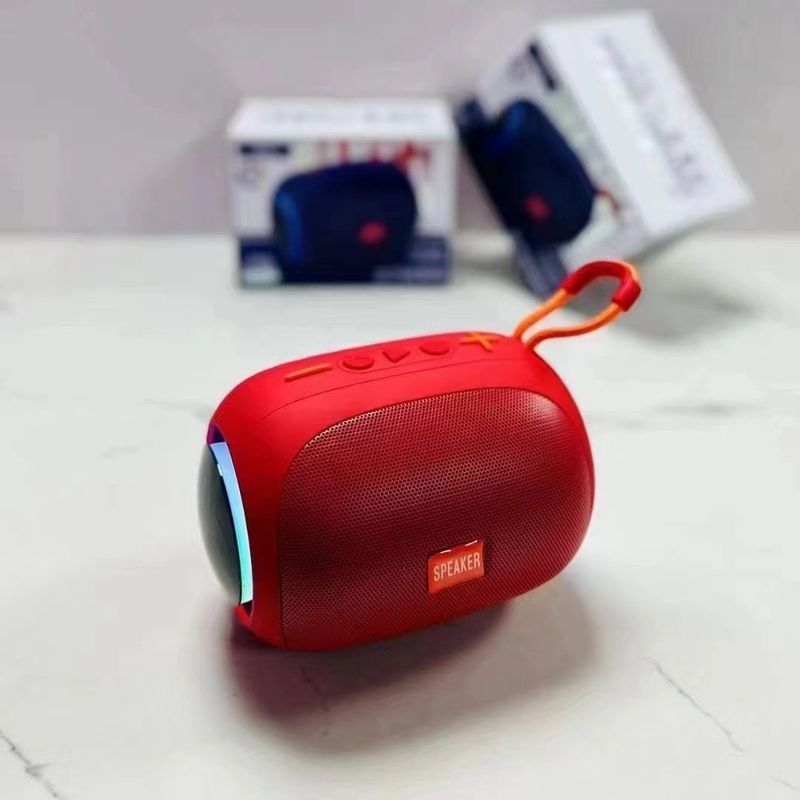 Jauns M12 Bluetooth skaļrunis, bezvadu āra pārnēsājama kartes ievietošana, skaņas diafragma ar krāsainām gaismām_voghion.com