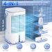 4-IN-1 Tragbare Klimaanlage Mini-Lüfter Kühler Luftkühler USB-Klimaanlage 3-Gang-Luftkühlungsventilator für das Home Office_voghion.com
