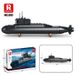 Reobrix800 Military Strategic Nuclear Submarine Building Blocks Assembly Model Children's Educational Science Toys_voghion.com