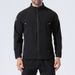 Schnelltrocknende Laufjacke für Herren – Atmungsaktive Langarm-Workout-Jacke mit Reißverschluss für Fitnessstudio und Wandern (M-4XL) – Leichte Trainings-Windjacke aus Nylon_voghion.com