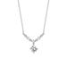 Brilliant Light Luxury Zircon Necklace For Women S999 Pure Niche Elegant High-end Versatile Full Silver Clavicle Chain_voghion.com