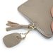 Cute mini elephant ultra-thin keychain small new top layer cowhide storage bag genuine leather coin purse_voghion.com