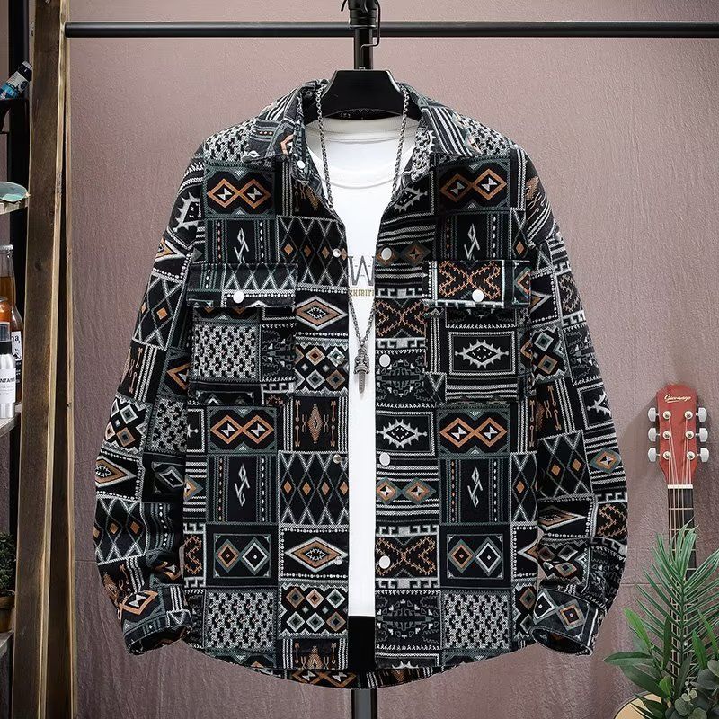 Giacca da lavoro da uomo - Cappotto casual alla moda con collo alto, vestibilità slim, cotone resistente, antirughe (nero, taglie dalla M alla 4XL)_voghion.com