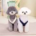 Spring Summer Lightweight Button Ins Korean Style Clothes Bichon Teddy Panda Cat Universal Pet Strap Dress_voghion.com