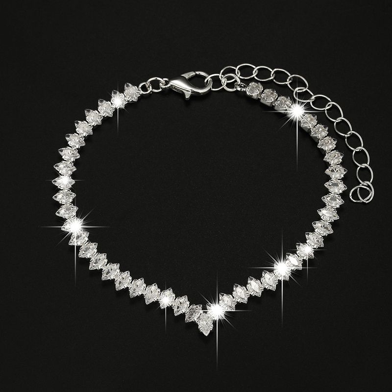 Bridal Jewelry Necklace Three Piece Rhinestone Claw Necklace Jewelry Set Wholesale E Commerce Supply_voghion.com