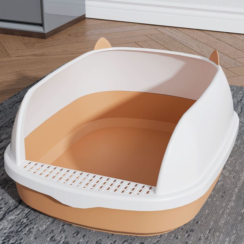 Cat Super Large, Fully Semi Enclosed Toilet, Anti Sand, Extra Small, Kitten Litter Basin, Cat Supplies Complete List_voghion.com
