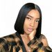 hot selling Best-selling female black short straight hair bobo synthetic fiber high temperature silk head set temperament wig_voghion.com