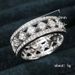 Cao Shi's diamond inlaid zircon women's ring is luxurious and full of diamonds. High class ins, niche design ring_voghion.com