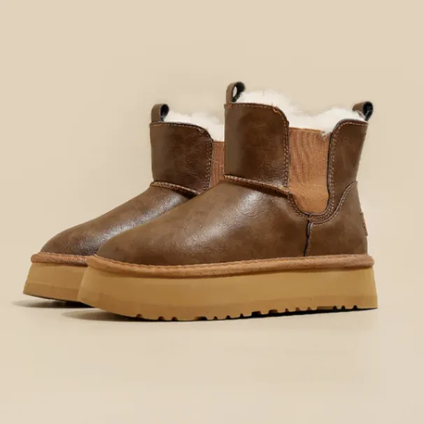 2023 Australische echte Wolle neue Schneestiefel Fleck und wasserabweisend handgefertigt echtes Fell Obermaterial Integral_voghion.com