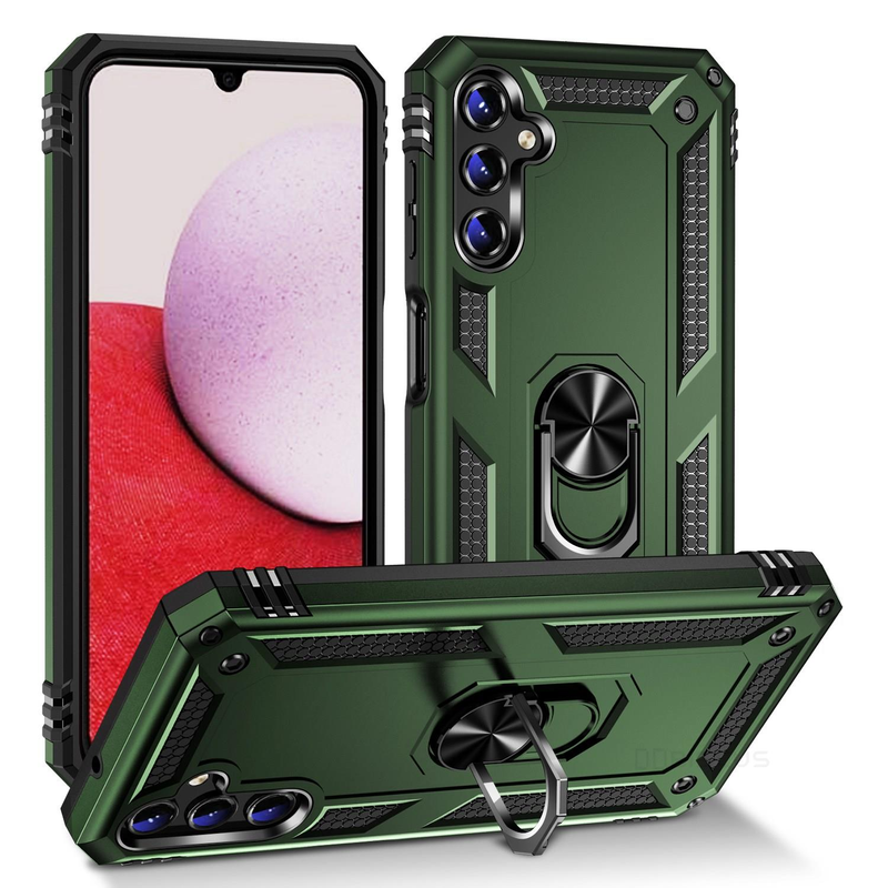 Para Samsung Galaxy A54 A14 A34 A04S A13 A23 A33 A53 A73 5G fundas armadura de lujo suave a prueba de golpes funda de silicona dura PC cubierta_voghion.com