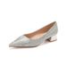 3333C Low Heel Pointed Toe Tiger Skin Pattern Women's Shiny Comfortable Elegant High Heels Wedding Banquet Bridesmaid_voghion.com