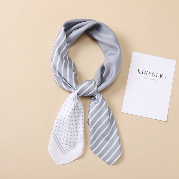 2024 nieuwe 90 vierkante gestreepte stippen ontwerp artistieke dunne zonnebrandcrème sjaal_voghion.com