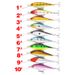 Hot Style 11cm/9.5g Plastic Simulatie Vis Aas Lange Tong Minnow Lure Kleurrijke Aas Visgerei_voghion.com