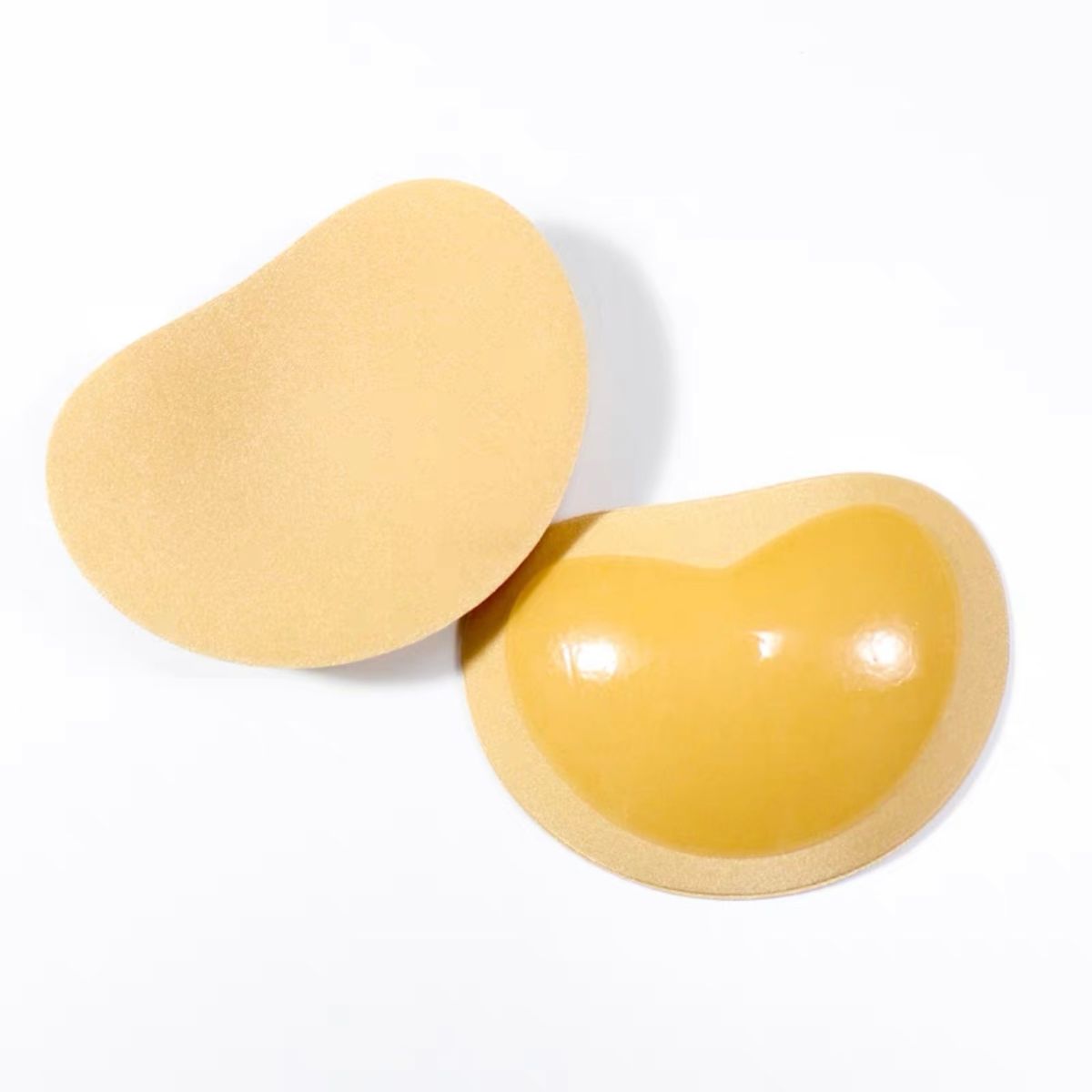 Triangulär självhäftande svampbaddräktsinsats bröstkudde_voghion.com