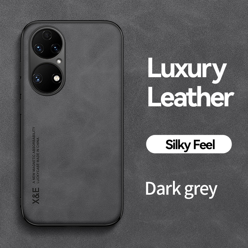 Fårskinnsfodral för Huawei P60 P30 P40 P50 Pro Lite Stötsäkert magnetiskt skydd för Honor X8 80 70 60 50 Pro SE Magic 5 Pro_voghion.com
