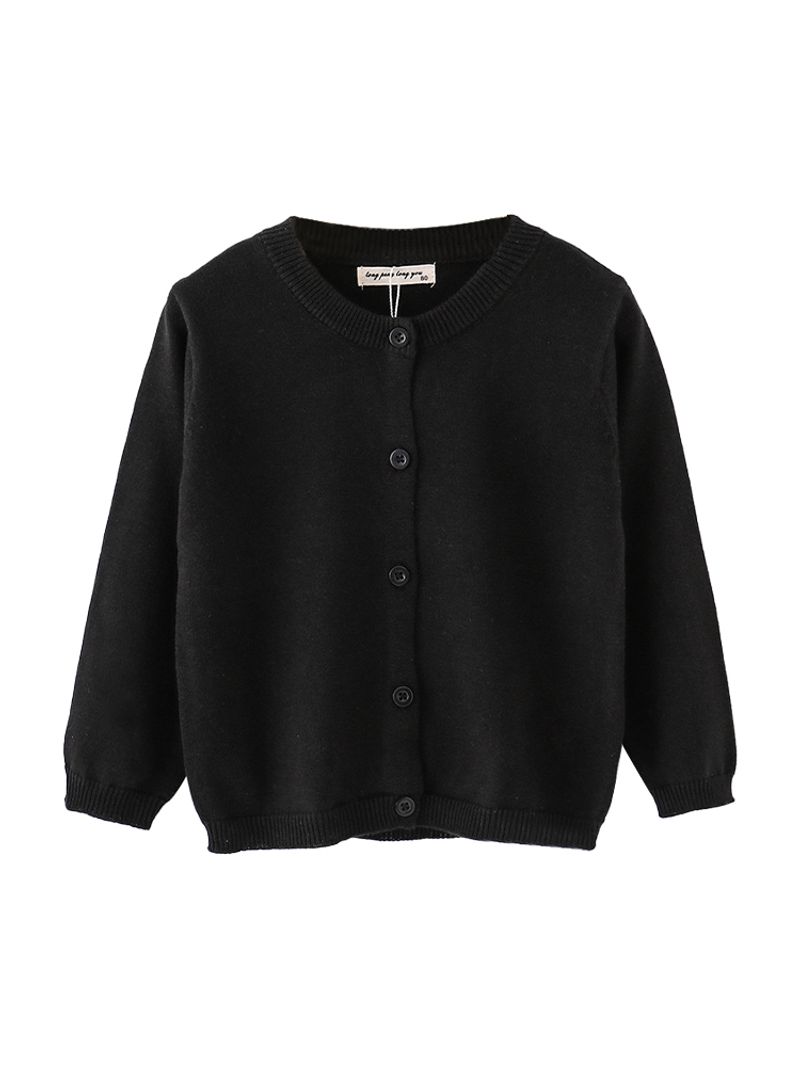 LJMOFA16TKidSolidColorClassicsKnitwearSoftComfortableWarmSweatersforBoyGirlinAirConditionerRoomCardiganD136_voghion.com