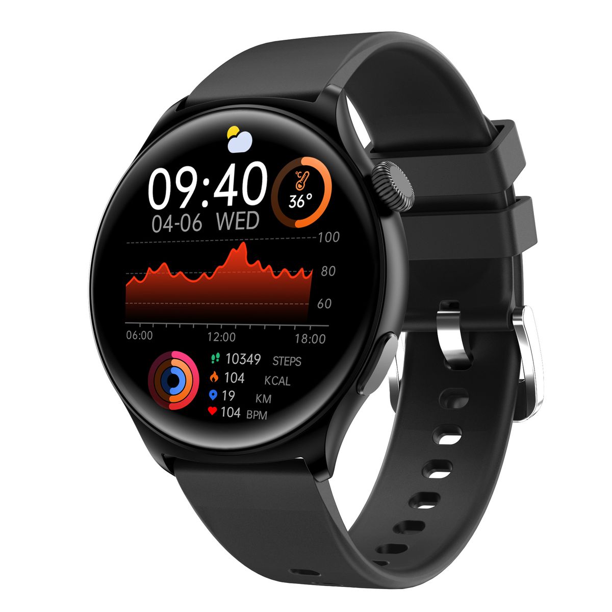 MX16 Smartwatch – Blood Pressure, Blood Oxygen & Glucose Monitoring – Bluetooth Calling, Sleep Tracker – Wireless Charging_voghion.com