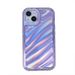 Custodia protettiva CyberGear Iridescent Laser compatibile con iPhone 14 16 Pro 17, effetto acqua rossa trasparente, effetto onda 15_voghion.com