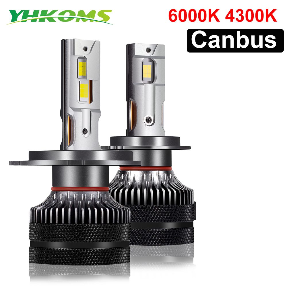 YHKOMS 6000K 4300K H4 H7 Canbus Auto Scheinwerfer H1 H8 H9 H11 9005 HB3 9006 HB4 Auto LED 300W 30000LM Nebel Licht Lampe_voghion.com
