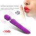 Rotierender, beheizter 360°-Doppelvibrator für Frauen, Klitoris-Stimulator, G-Punkt, großer Dildo, Vibrator für Frauen_voghion.com