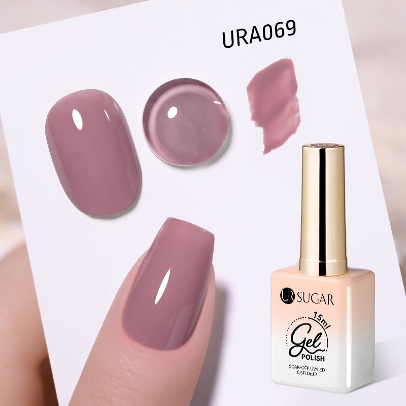 Nail Glue Exclusive 15ML New Nail Polish Glue Classic Solid Color Glue Nude Glitter Sequin Nail Polish Glue_voghion.com