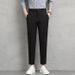 Pantaloni da uomo slim fit elasticizzati, leggeri, estivi, casual, con elevata elasticità e design a gamba dritta, per ufficio e occasioni eleganti_voghion.com
