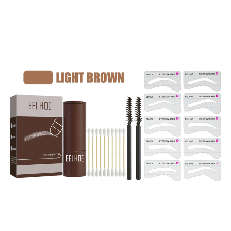 print EELHOE eyebrow set seal, eyebrow filling, eyebrow hairline shadow modification, waterproof and makeup resistant_voghion.com