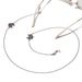 Catena per maschera fatta a mano con perline colorate in argento punk, accessori per occhiali antiscivolo_voghion.com