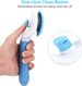 Depets Self Cleaning Slicker Brush, Dog Cat Bunny Pet Grooming Shedding Brush - Easy To Remove Loose Undercoat_voghion.com