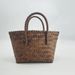 New Handbag, Straw Bamboo Patchwork Slant Shoulder Women's Handbag_voghion.com