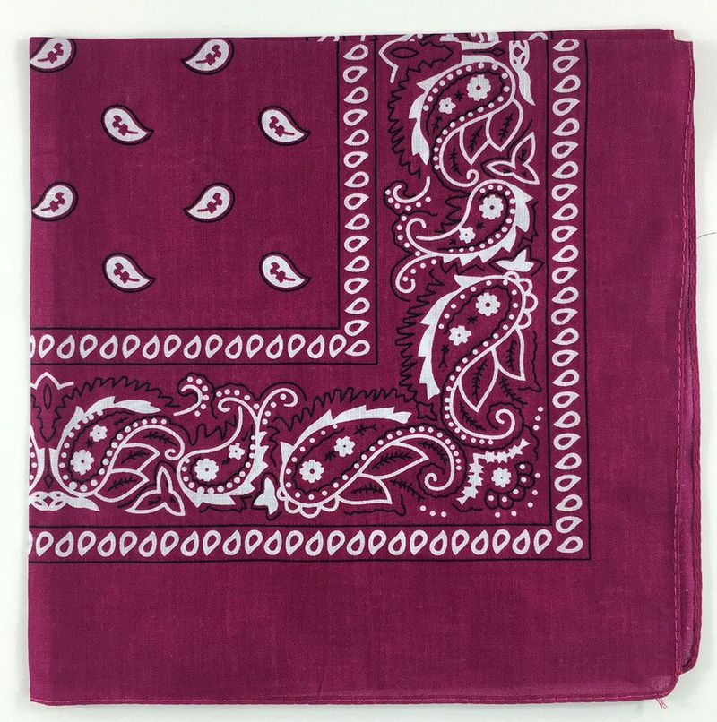 LazyZoom 100% Cotton Amoeba Cashew Flower Outdoor Sports Hip-Hop Street Dance Square Scarf Cycling Magic Headscarf Face Mask_voghion.com