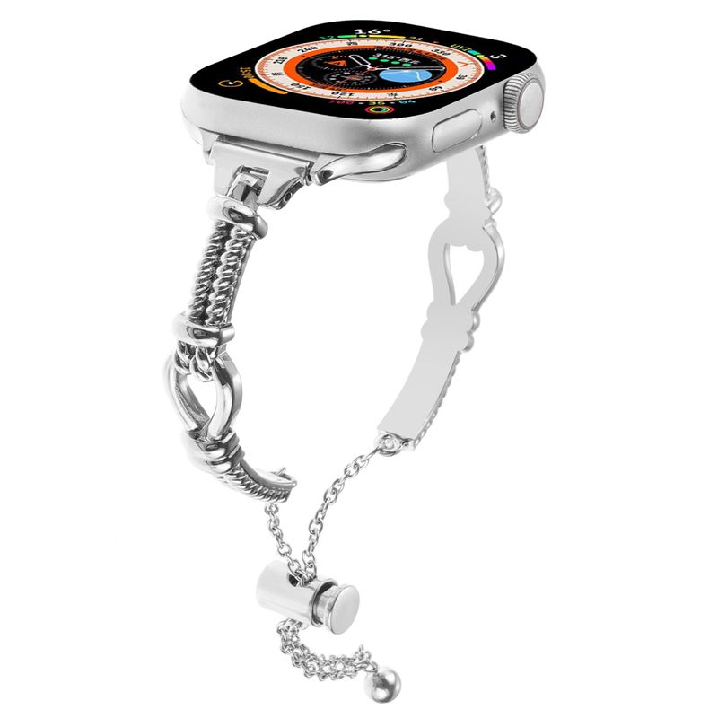 Kellon ranneke iWatchille 42/44/45/46/49mm 38/40/41mm Metal Fashion kellohihna Watch Series Ultra2 -sarjalle 10/9/8/7/6/5/4/3/2/1_voghion.com