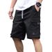 Ongeëvenaarde kwaliteit Ongeëvenaarde kwaliteit 2025 Werkkleding Shorts Losse rechte pijpen Heren Zomer Multi Pocket Trekkoord Knappe vijfkwartbroek_voghion.com