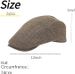 Herren Pure Flat Gatsby Ivy Irish Hat Newsboy Schirmmütze_voghion.com