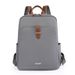 Backpack Nylon Solid Color Texture Water-Resistant Large Capacity Casual Hanging Trolley Women's Bag_voghion.com