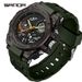 Men's Sport Watch With Dual Display, Alarm, Waterproof, LED Backlight, Stopwatch, And Day/Date Function - Stylish Round Dial For Active Lifestyles_voghion.com