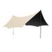 Outdoor Camping Travel Picnic Hexagonal Tent Thickened Sunproof Waterproof Black Coating Tarp Silver Coated Sunshade_voghion.com